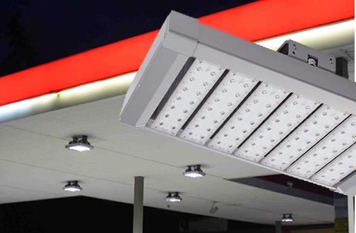 LED Canopy Lights for Gas Stations